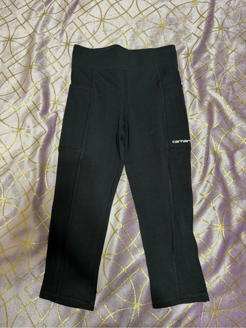 💥 KIDS Girls Carhartt Black Active Capris